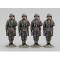 SS067 Four SS Infanteer with Ammunition Bandolier & Case